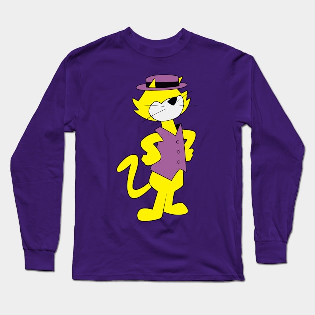 Top Cat Long Sleeve T-Shirt by LuisP96